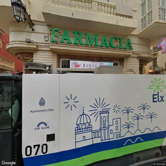Street view near Farmacia in Elche/Elx
