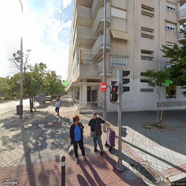 Street view near Farmacia in Madrid