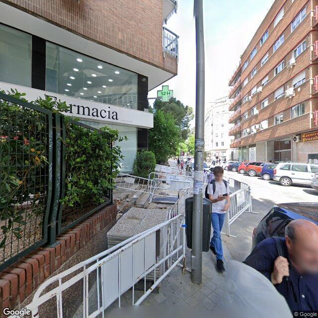 Street view near Farmacia in Madrid