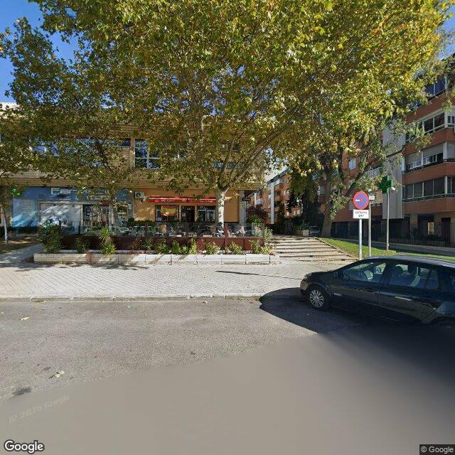 Street view near Farmacia in Madrid