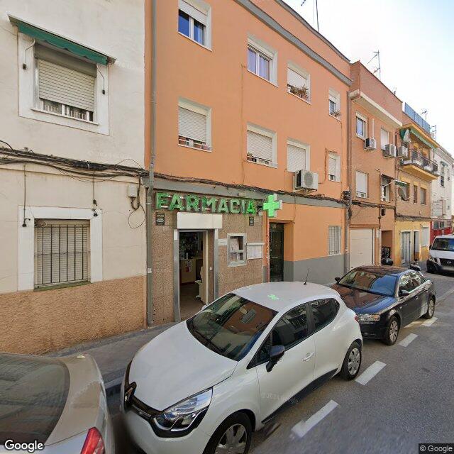 Street view near Farmacia in Madrid