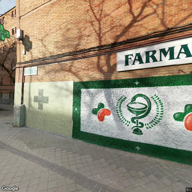 Street view near Farmacia in Madrid
