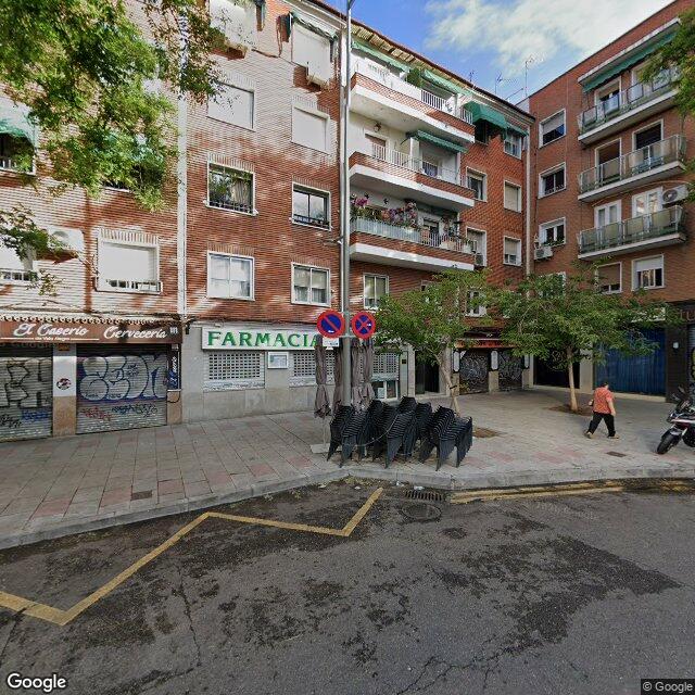 Street view near Farmacia in Madrid