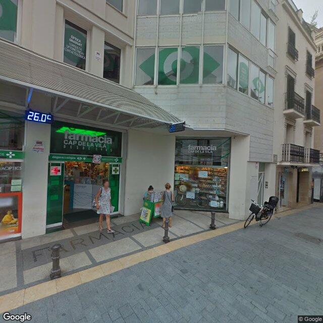 Street view near Farmacia Central in Sitges