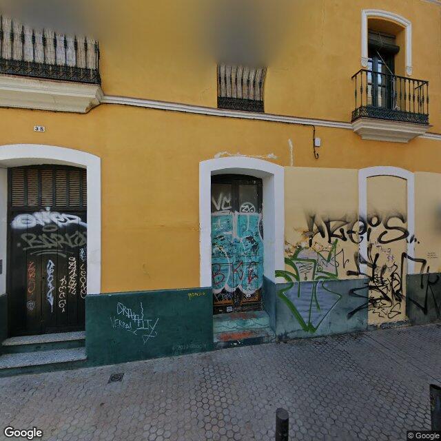 Street view near Farmacia Central in Sevilla