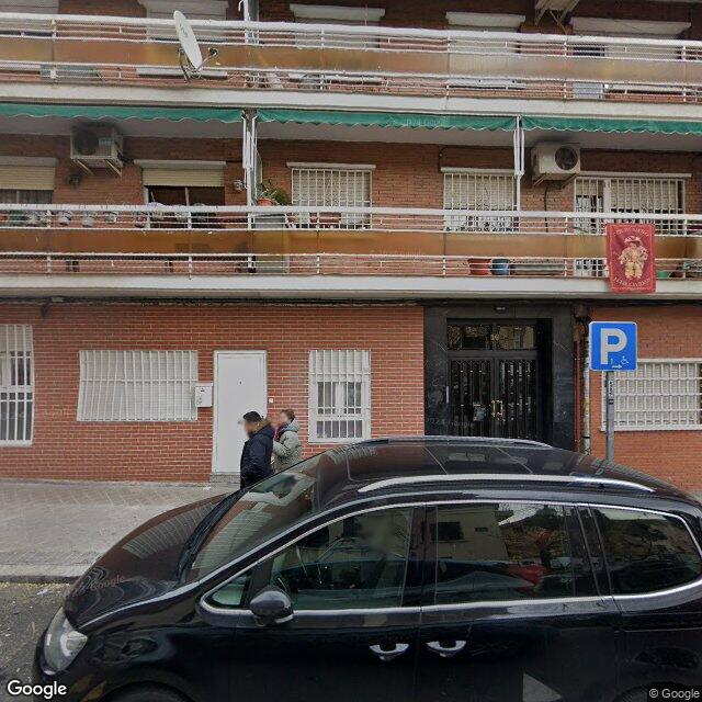 Street view near Farmacia in Madrid