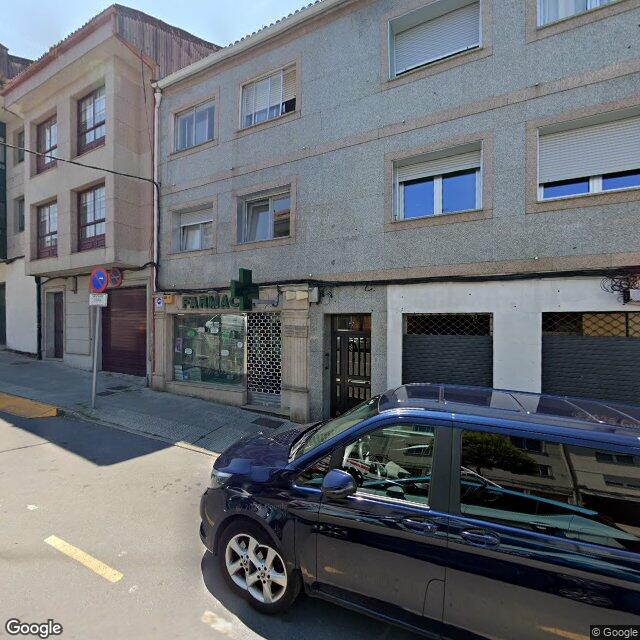 Street view near Farmacia Codesido in Santiago de Compostela