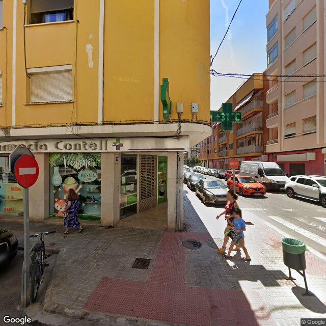 Street view near Farmacia Contell in Puerto de Sagunto [ Valencia]