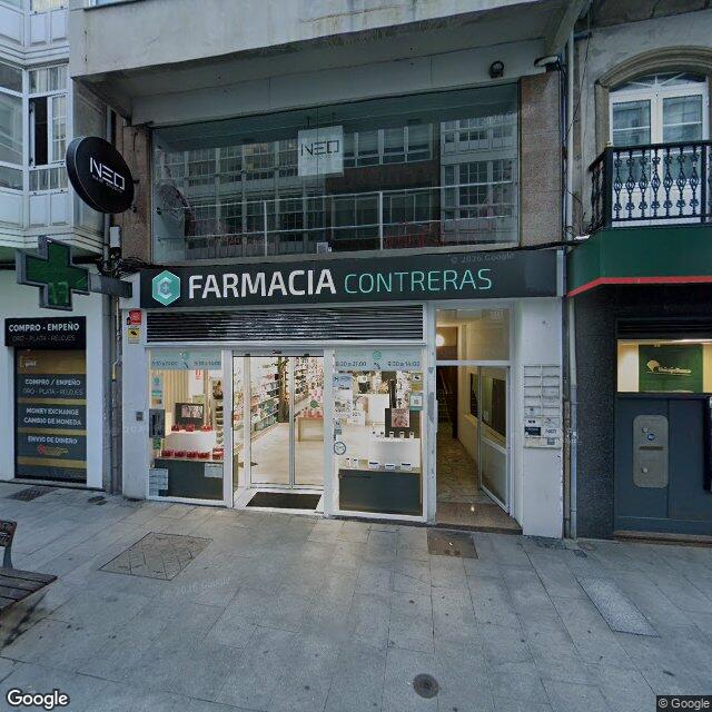 Street view near Farmacia Contreras in A Coruña
