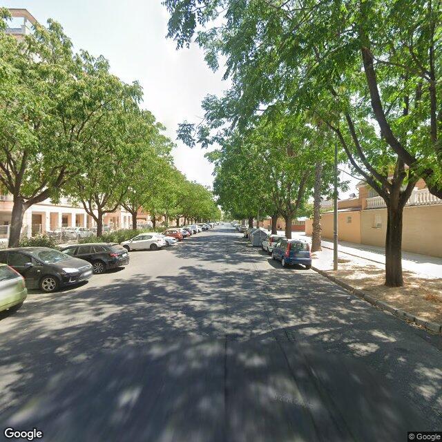 Street view near Farmacia Cristina Mesa Iriarte in Sevilla (este-Alcosa-Torreblanca)