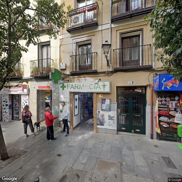 Street view near Farmacia Cuchilleros in Madrid