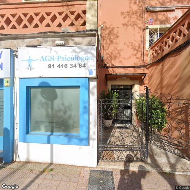 Street view near Farmacia in Madrid