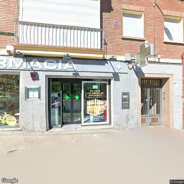 Street view near Farmacia in Madrid