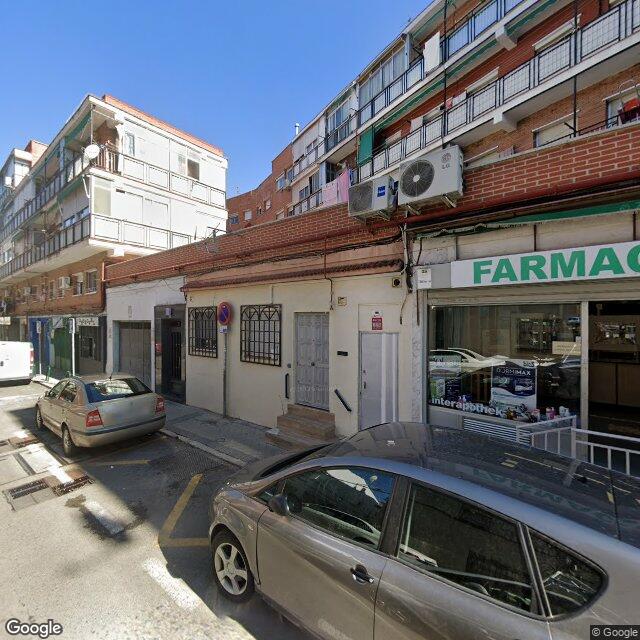 Street view near Farmacia in Madrid