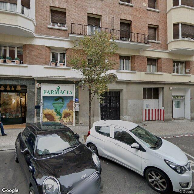 Street view near Farmacia in Madrid