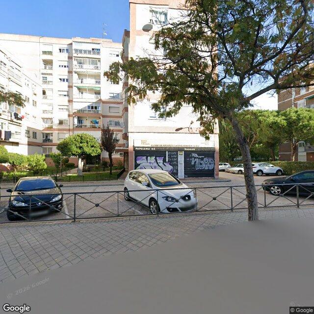 Street view near Farmacia in Madrid