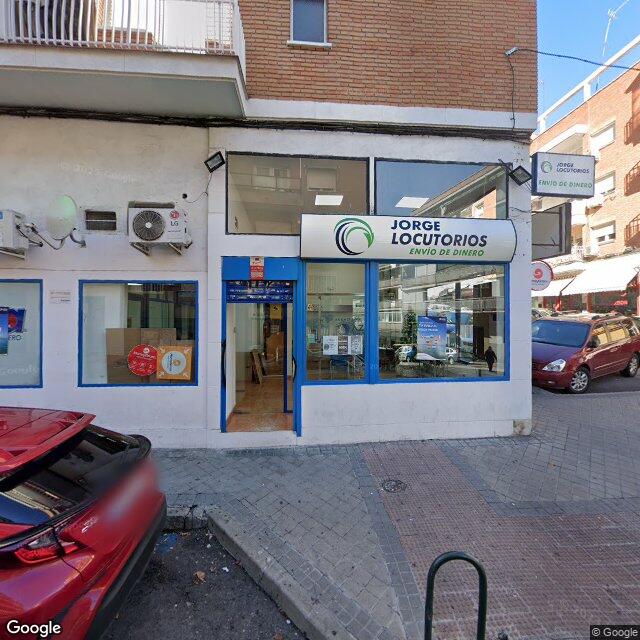 Street view near Farmacia in Madrid