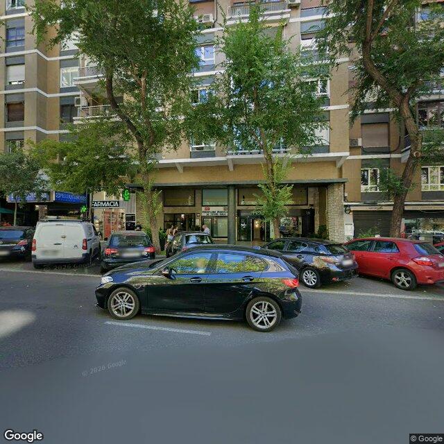 Street view near Farmacia in Madrid