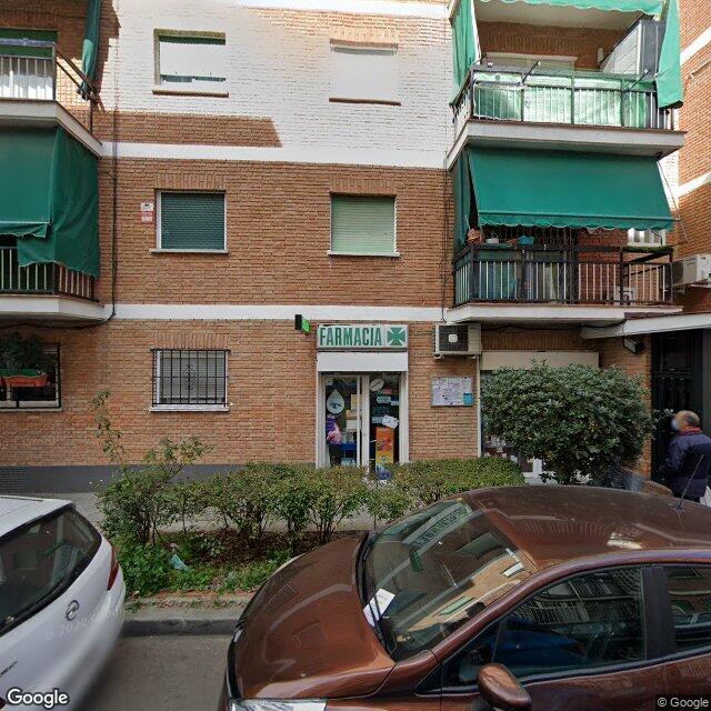 Street view near Farmacia in Madrid