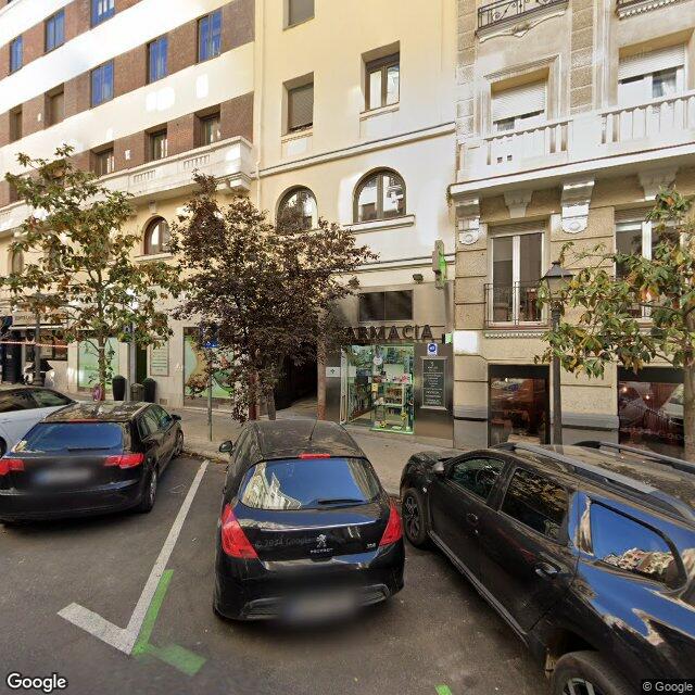 Street view near Farmacia in Madrid