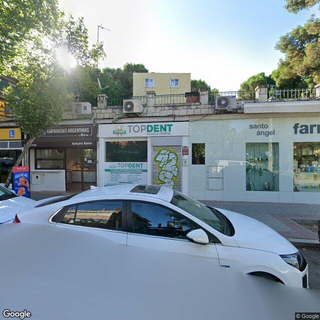 Street view near Farmacia in Madrid