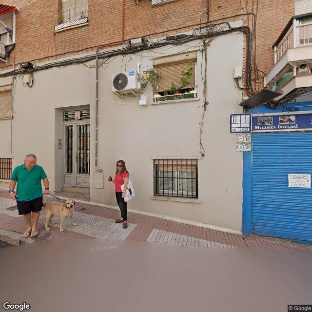 Street view near Farmacia in Madrid
