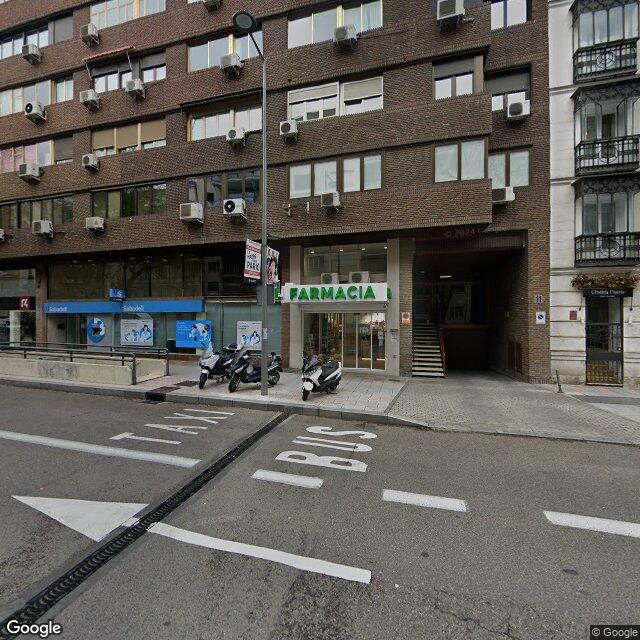 Street view near Farmacia in Madrid