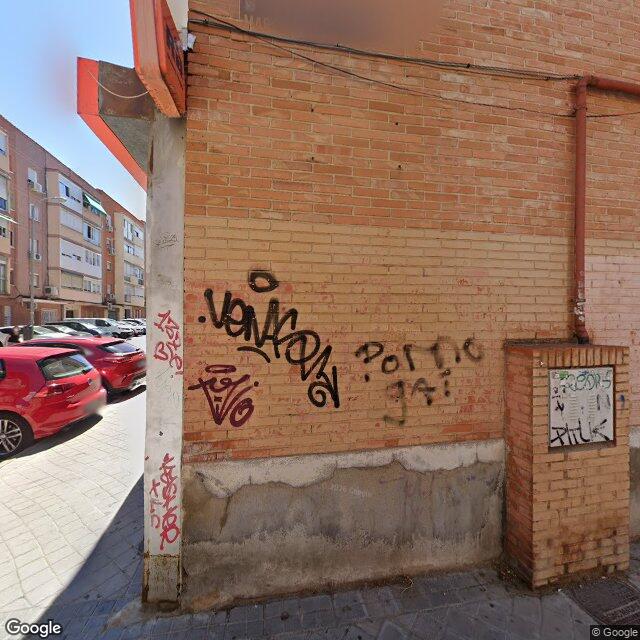 Street view near Farmacia in Madrid