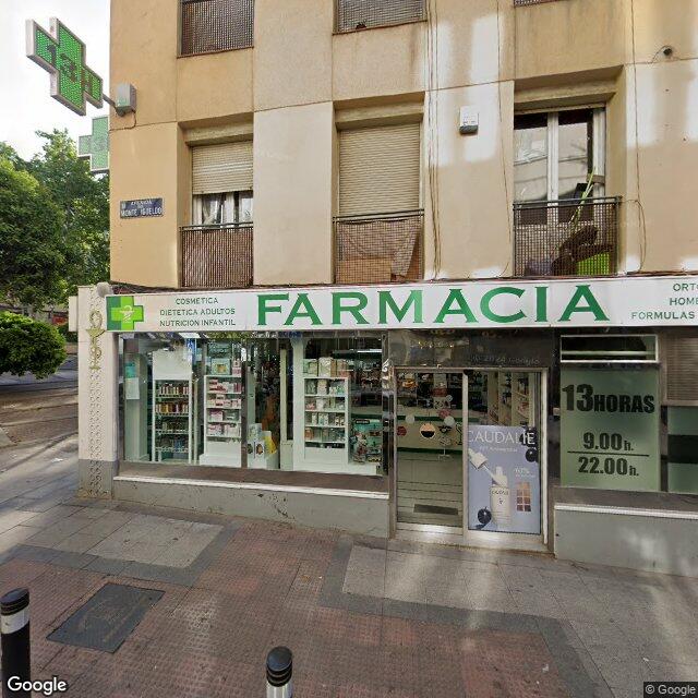 Street view near Farmacia in Madrid