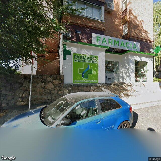 Street view near Farmacia in Madrid