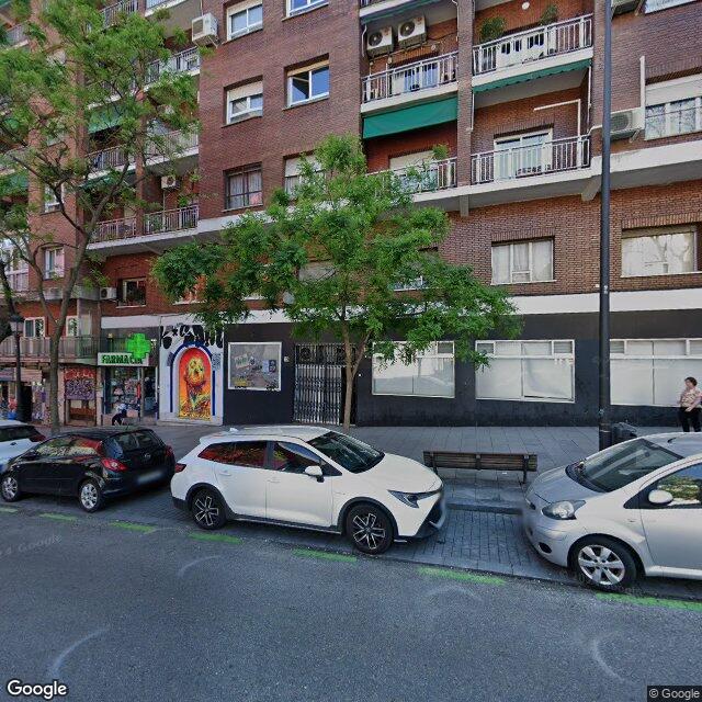 Street view near Farmacia in Madrid