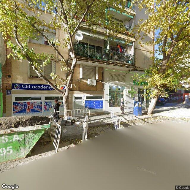 Street view near Farmacia in Madrid