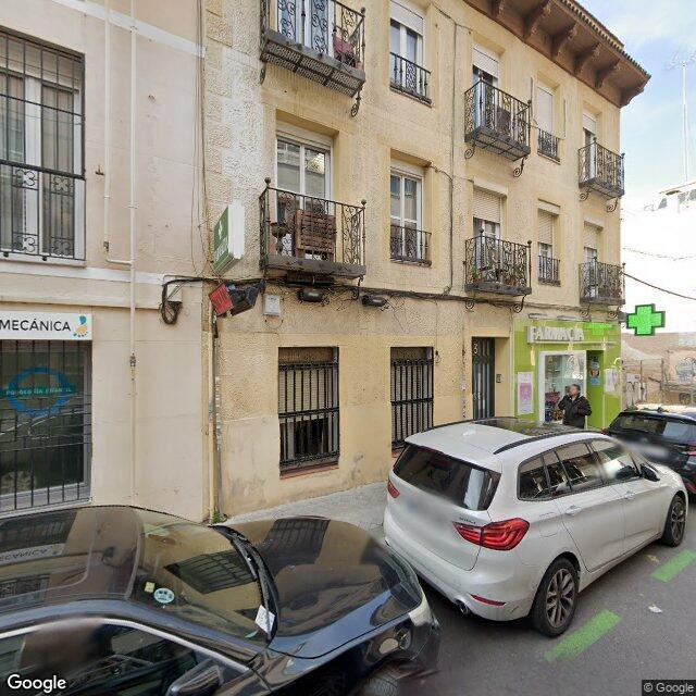 Street view near Farmacia in Madrid
