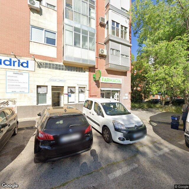 Street view near Farmacia in Madrid