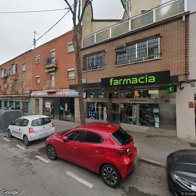 Street view near Farmacia in Madrid