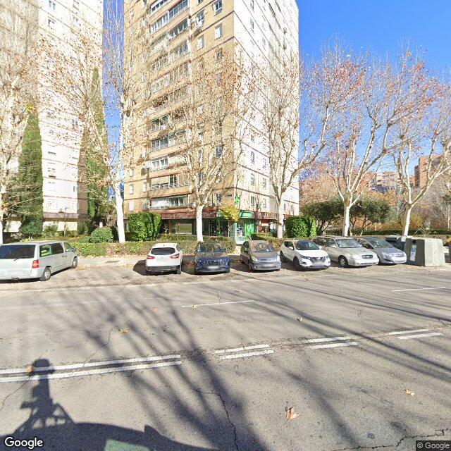 Street view near Farmacia in Madrid