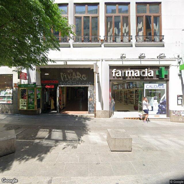 Street view near Farmacia in Madrid