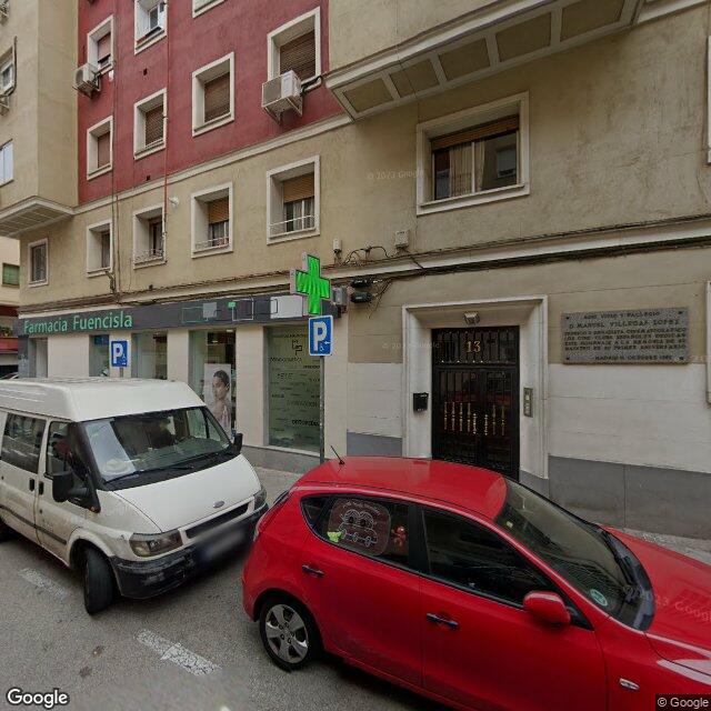 Street view near Farmacia in Madrid
