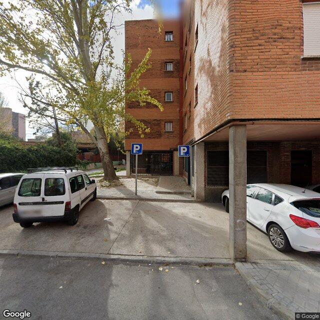 Street view near Farmacia in Madrid