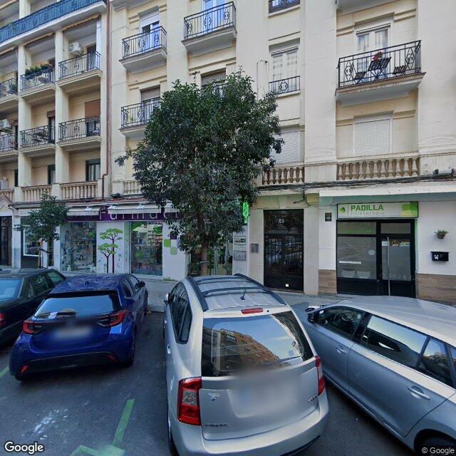 Street view near Farmacia in Madrid