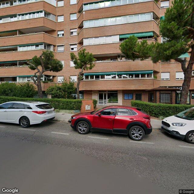 Street view near Farmacia in Madrid