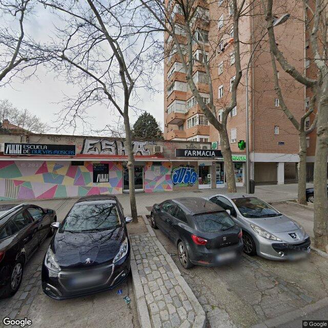 Street view near Farmacia in Madrid