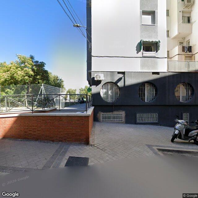 Street view near Farmacia in Madrid