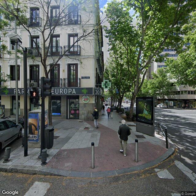Street view near Farmacia in Madrid