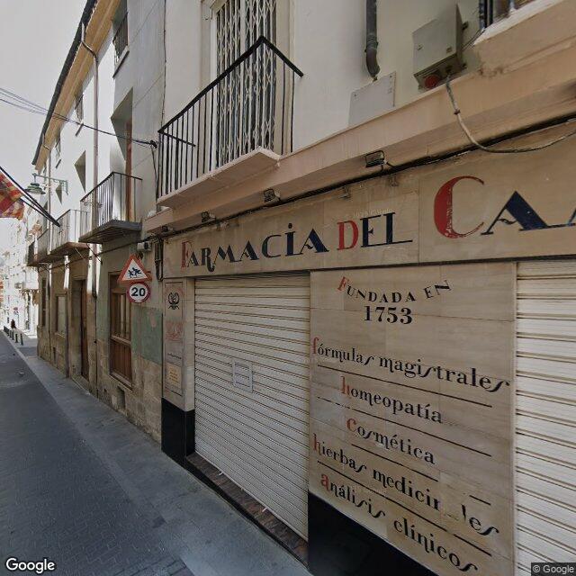 Street view near Farmacia Del Campanar in Alcoi / Alcoy