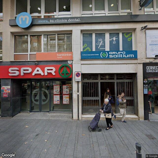 Street view near Farmacia Del Paseo in Spain