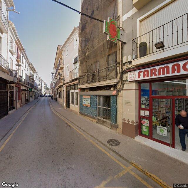 Street view near Farmacia Del Rosario in Spain