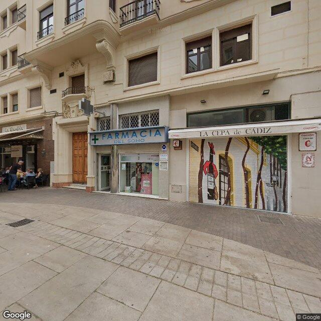 Street view near Farmacia Del Soho in Málaga