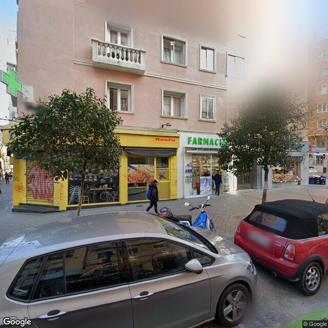 Street view near Farmacia in Madrid