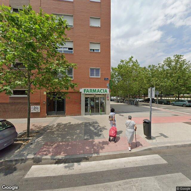 Street view near Farmacia in Madrid